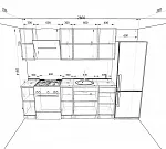 Кухонный гарнитур Сторми GKK1021 фото