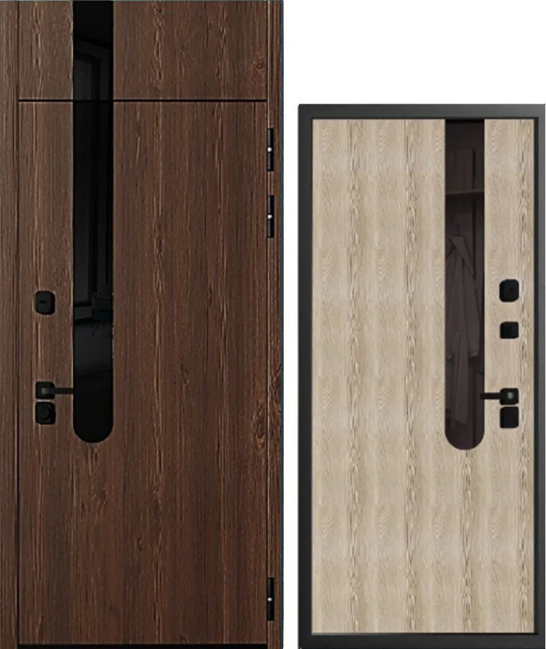 Фото Титан Дорс Термо Оберег-Новый Город Винорит Дуб темный DIS007217